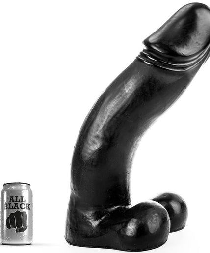 ALL BLACK - BLACK DILDO 45 CM