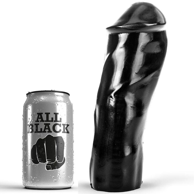 All Black – Realistic Dildo Black 20 Cm
