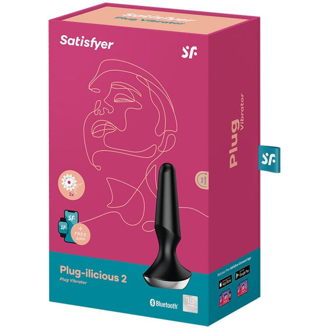 Satisfyer – Plug Ilicious 2 Plug Vibrator Zwart