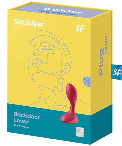 SATISFYER - BACKDOOR LOVER VIBRATING PLUG RED