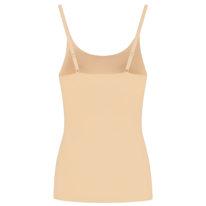 BYE-BRA - LICHTE CONTROLE T-SHIRT ONZICHTBAAR BEIGE MAAT L