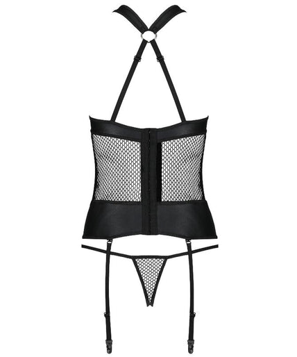 PASSION - AMANDA ECOLOGICAL LEATHER CORSET S/M