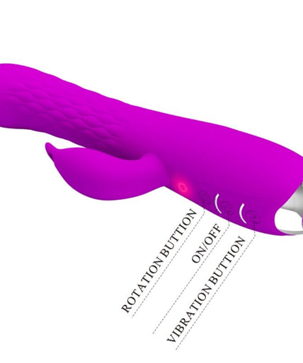PRETTY LOVE - MOLLY VIBRATOR WITH RECHARGEABLE ROTATION