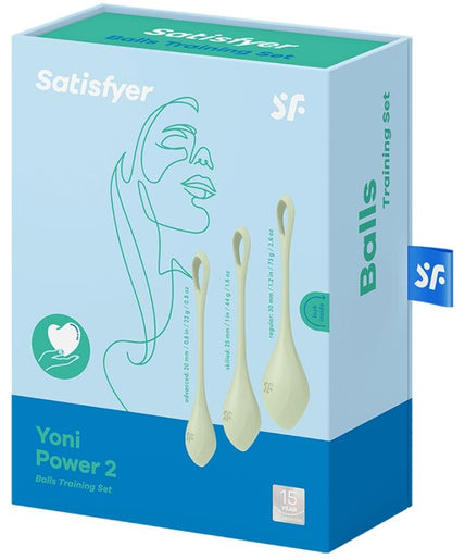 SATISFYER - YONI POWER 2 TRAINING SET GREEN