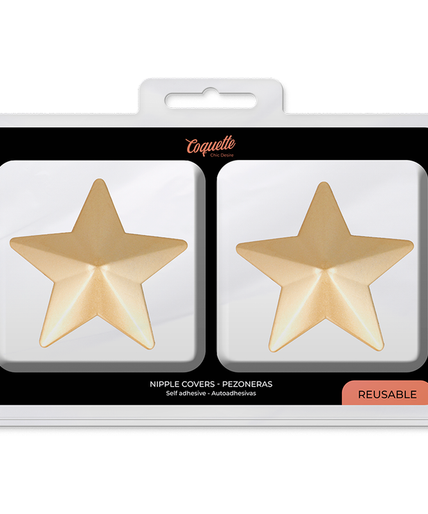 COQUETTE CHIC DESIRE - NIPPLE COVERS GOLDEN STARS