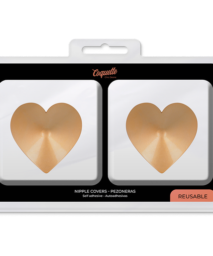 COQUETTE CHIC DESIRE - NIPPLE COVERS GOUDEN HARTEN