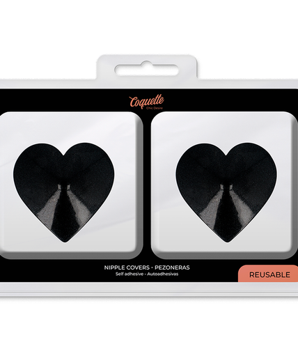 COQUETTE CHIC DESIRE - NIPPLE COVERS ZWARTE HARTEN