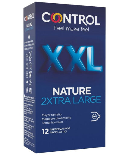 CONTROL - NATURE 2XTRA LARGE XXL CONDOMS - 12 STUKS