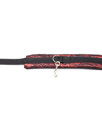 OHMAMA FETISH - VELVET HANDCUFFS WITH NYLON TAPE