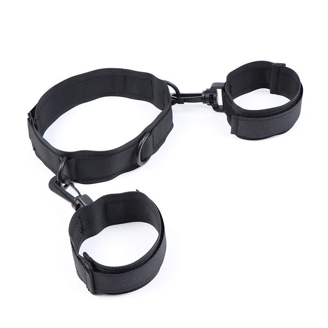 OHMAMA FETISH - NYLON HANDBOEIEN EN HALSBAND