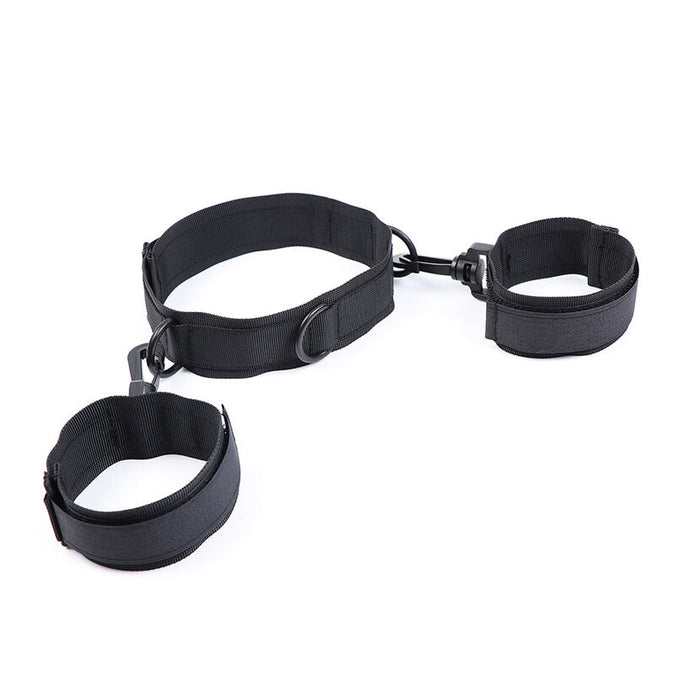 OHMAMA FETISH - NYLON HANDBOEIEN EN HALSBAND