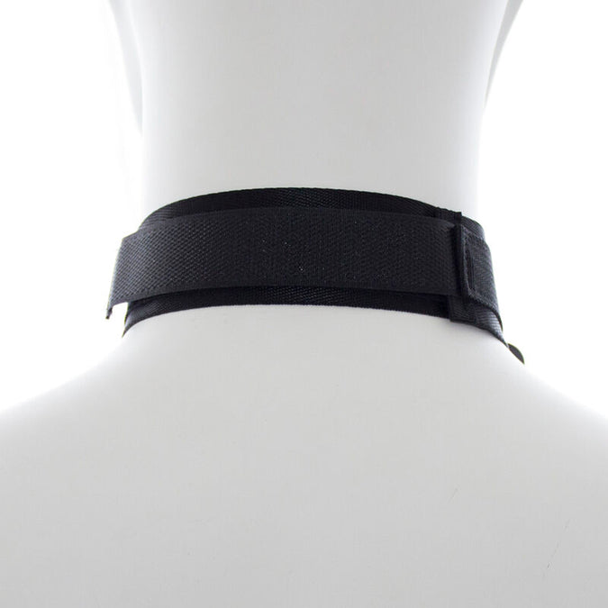 OHMAMA FETISH - NYLON HANDBOEIEN EN HALSBAND