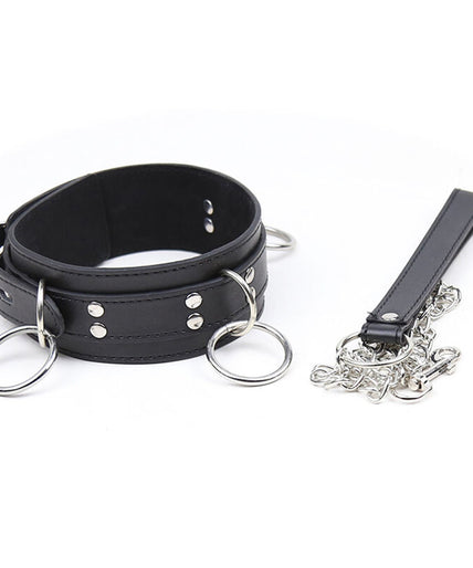 OHMAMA FETISH - SUBMISSION NECKLACE WITH 3 RINGS