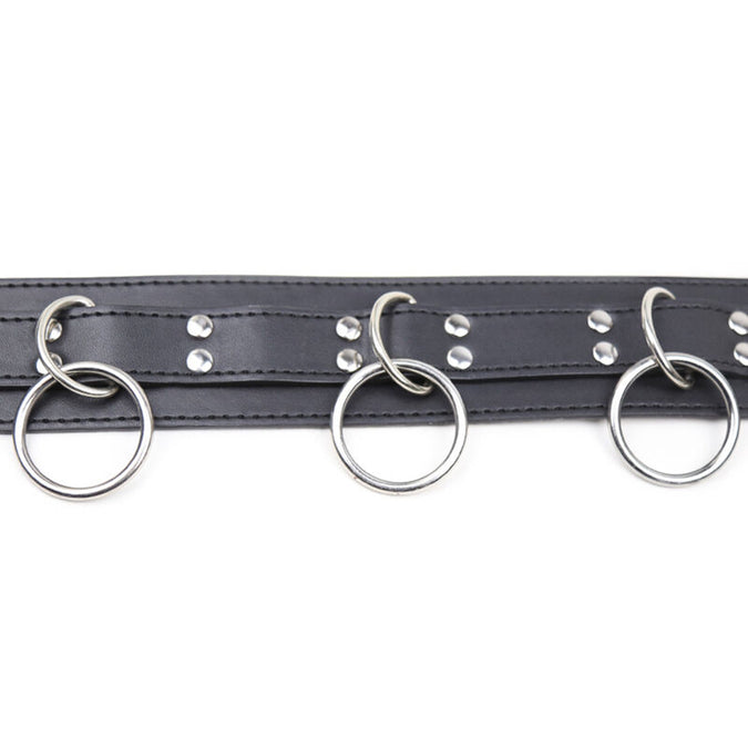 OHMAMA FETISH - SUBMISSIE KETTING MET 3 RINGEN