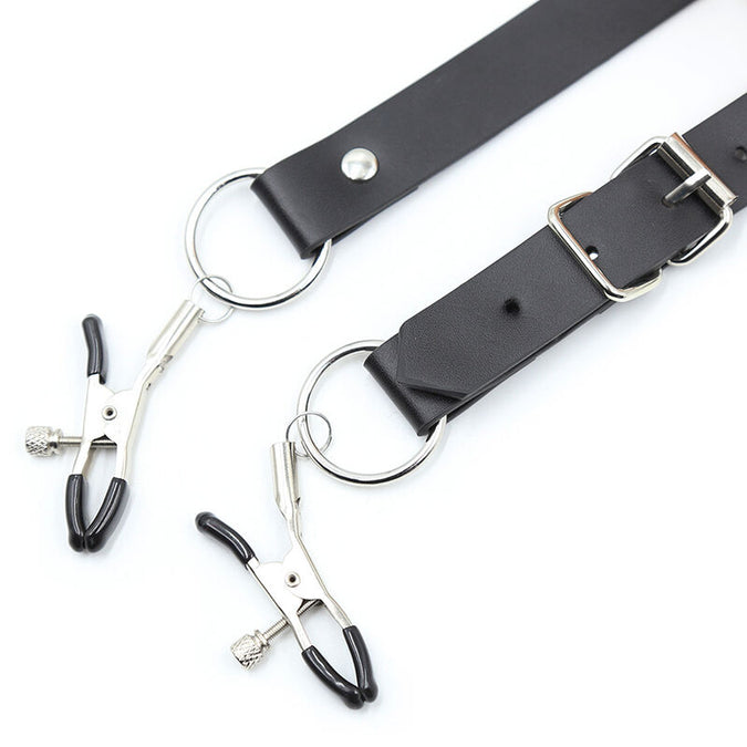 Ohmama Fetish – Clitoris Clamps With Leg Straps