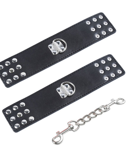 OHMAMA FETISH - WRIST RESTRAINTS SNAP FASTEN METAL
