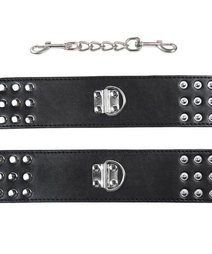 OHMAMA FETISH - WRIST RESTRAINTS SNAP FASTEN METAL