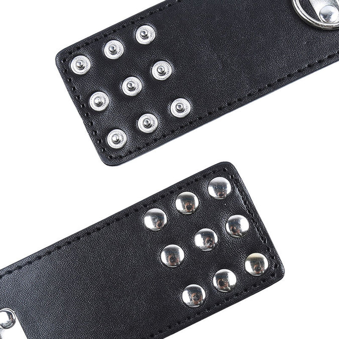 OHMAMA FETISH - WRIST RESTRAINTS SNAP FASTEN METAL