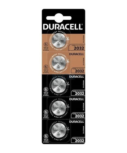 DURACELL - KNOPCEL BATTERIJ LITHIUM CR2032 3V 5 STUKS