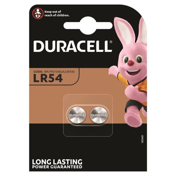 Duracell – Alkaline knoopcelbatterij LR54 LR1130 AG10 1,5V 2 stuks