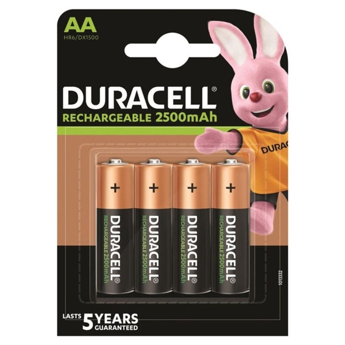 Duracell – Oplaadbare batterij HR6 AA 2500mAh 4 stuks