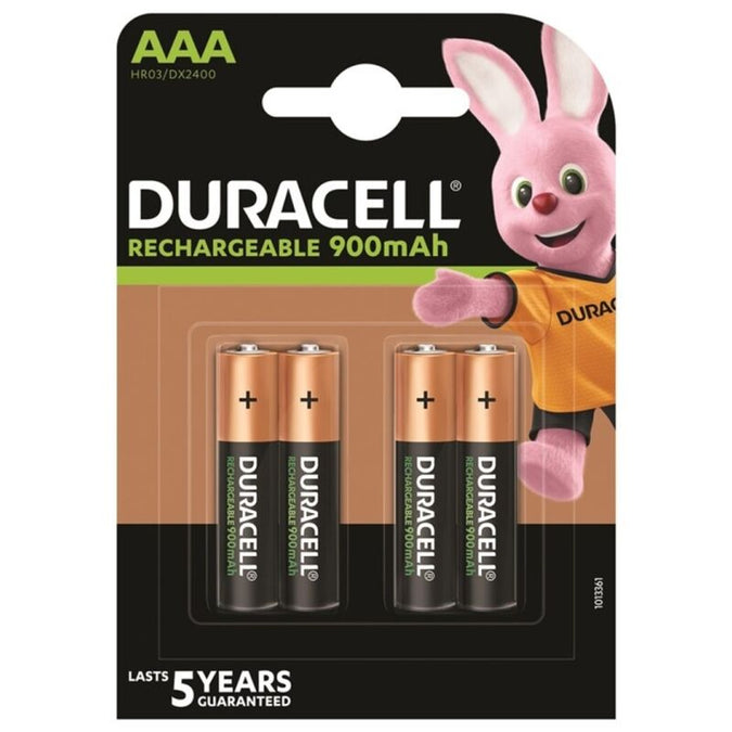Duracell – Rechargeable Battery Hr03 Aaa 900mah 4 Unit