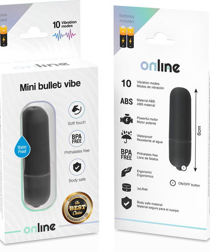 ONLINE - MINI BULLET VIBE BLACK