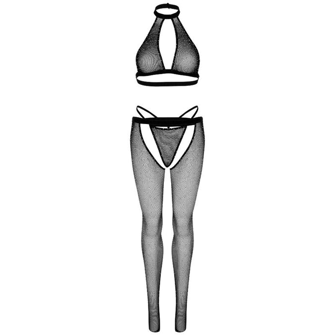 LEG AVENUE - NETTOP, STRING EN PANTY