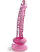 IJspegels – N. 86 glazen dildo met zuignap