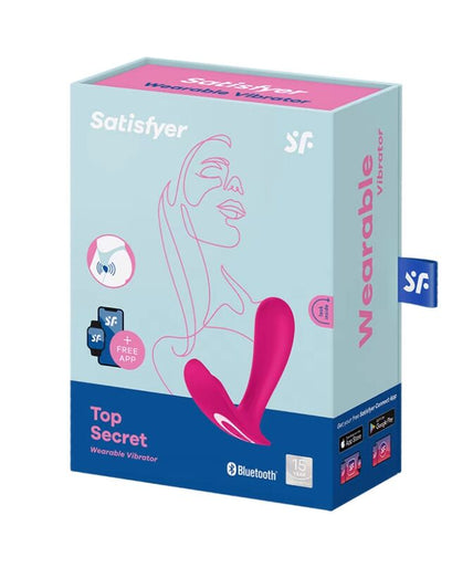 SATISFYER - TOP SECRET VIBRATOR PINK