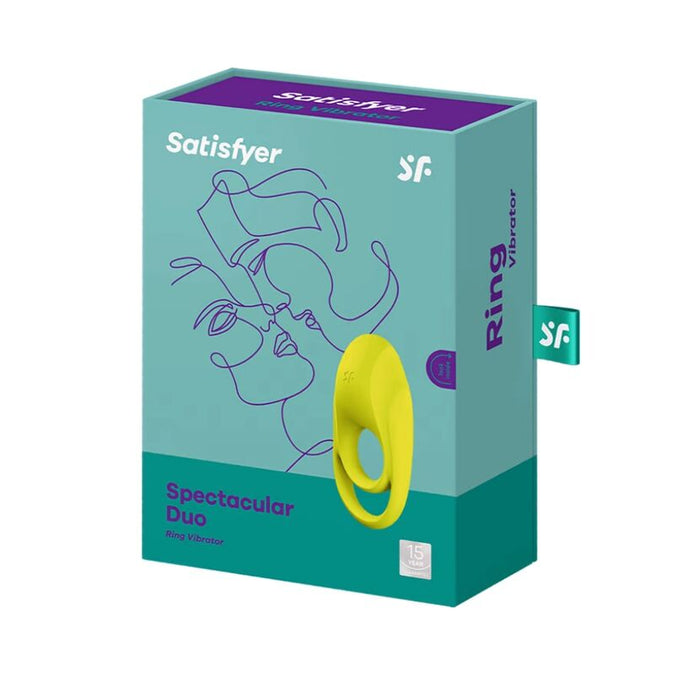 Satisfyer – Spectaculaire Duo Ring Vibrator Geel