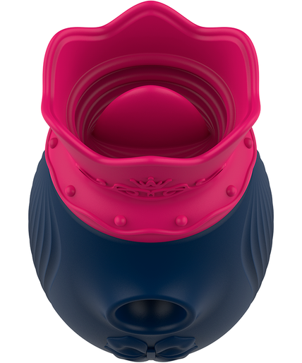 INTENSE - CLITORIS STIMULATOR 10 SUCTION AND LICKING MODES - BLUE
