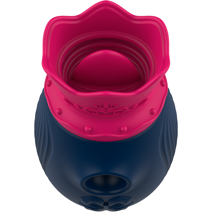 Intense – Clitorisstimulator met 10 zuig- en likmodi – Blauw
