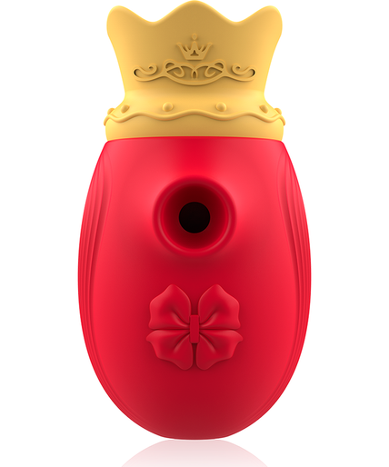 INTENSE - CLITORIS STIMULATOR 10 SUCTION AND LICKING MODES - RED