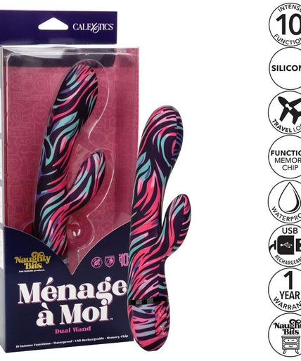 CALEXOTICS - MENAGE A MOI DUAL WAND VIBRATOR