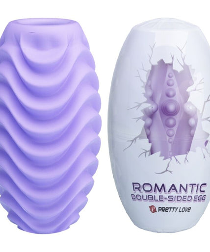 Pretty Love – Doppelseitiges Flieder Masturbator-Ei 