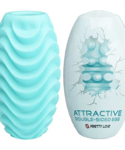 Pretty Love – Turkooizen Dubbelzijdige Masturbator Ei
