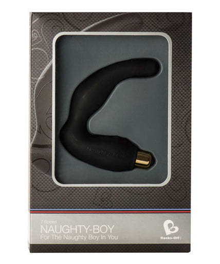 Rocks-Off – Naughty Boy Prostate & Perineum Massager – Black