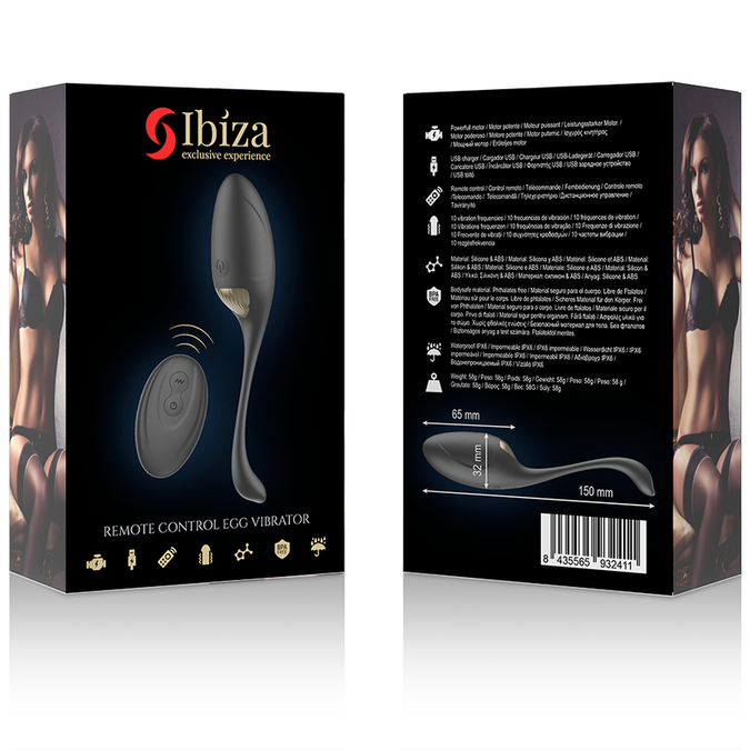 Ibiza – Powerful Egg Vibrator Remote Control