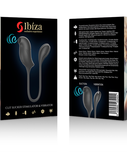 IBIZA - MAGIC CLITORIS SUCTION AND VIBRATION STIMULATOR