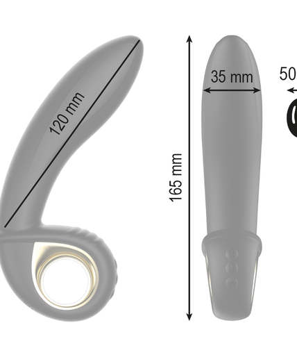 Ibiza – Powerful Inflatable Anal/vaginal Vibrator Remote Control
