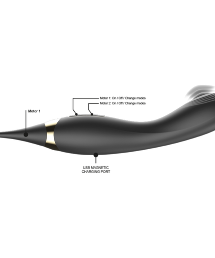 Ibiza – Interchangeable Clitoral Stimulator And Pulsation G Spot Vibrator