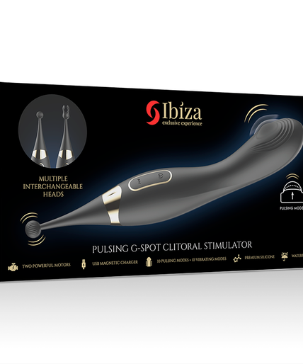 Ibiza – Interchangeable Clitoral Stimulator And Pulsation G Spot Vibrator