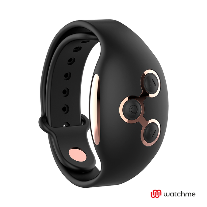 WATCHME - DRAADLOZE TECHNOLOGIE HORLOGE GITZWART EN KOPER