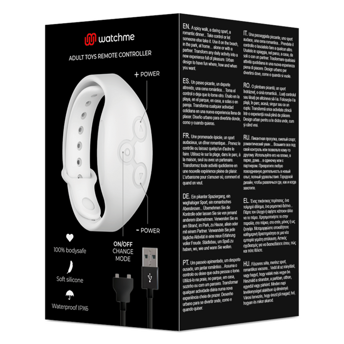 WATCHME - DRAADLOZE TECHNOLOGIE HORLOGE GITZWART EN KOPER
