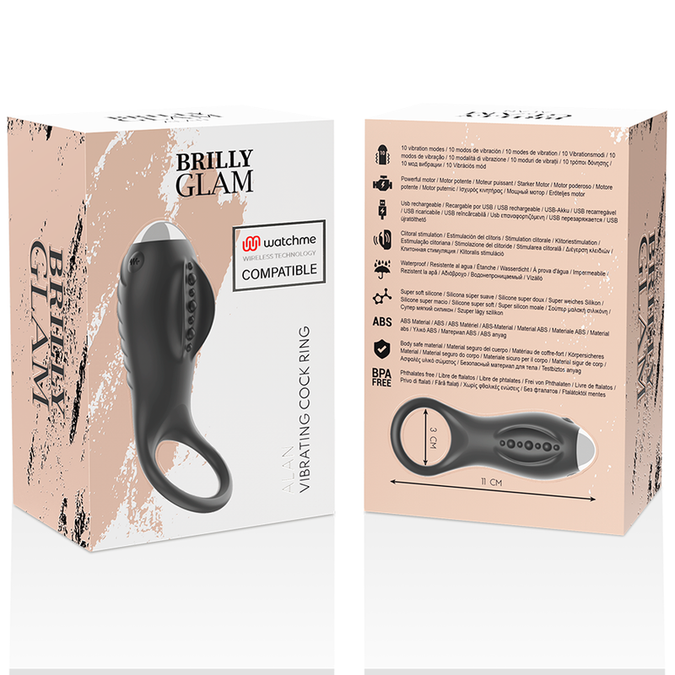 Brilly Glam – Alan Ring + Watchme Afstandsbediening
