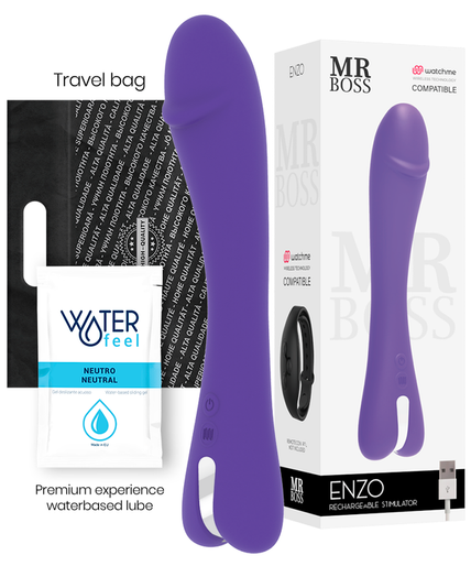 MR BOSS - ENZO VIBRATOR + WATCHME REMOTE CONTROL