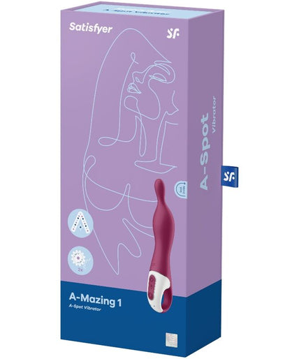 SATISFYER - AMAZING 1 ASPOT VIBRATOR BERRY