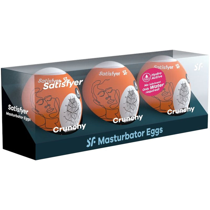 Satisfyer – 3 Masturbatoreier Naughty, Savage & Crunchy