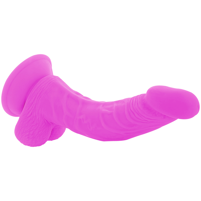 Diversia – Flexibele Vibrerende Dildo Paars 21,5 Cm – O – 4,5 Cm